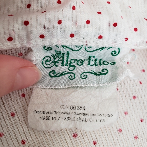 Vintage 1950s Dress - White & Red Polka Dots - Picture 3 of 8